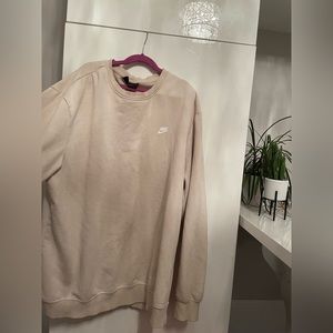 Beige crew neck